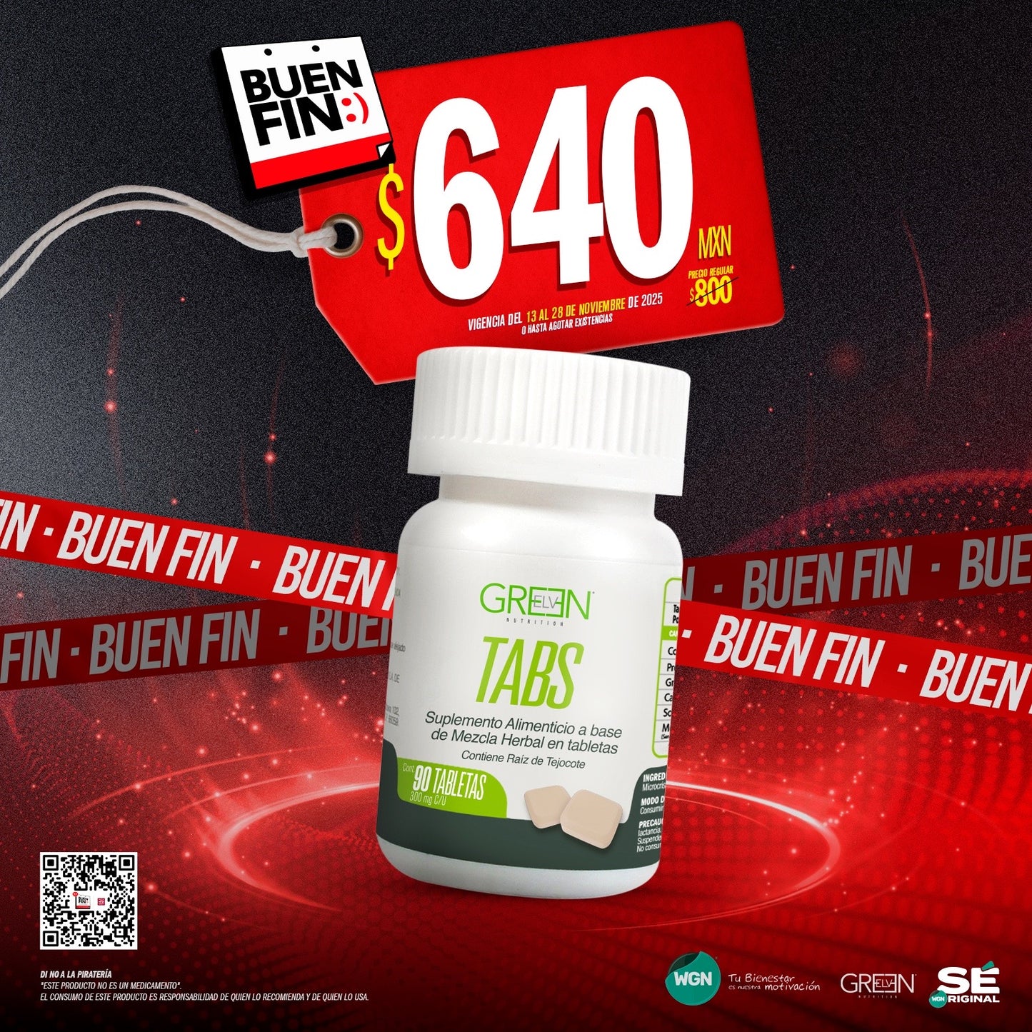 TABS | Raíz de Tejocote + Extracto de Hoja de Sen